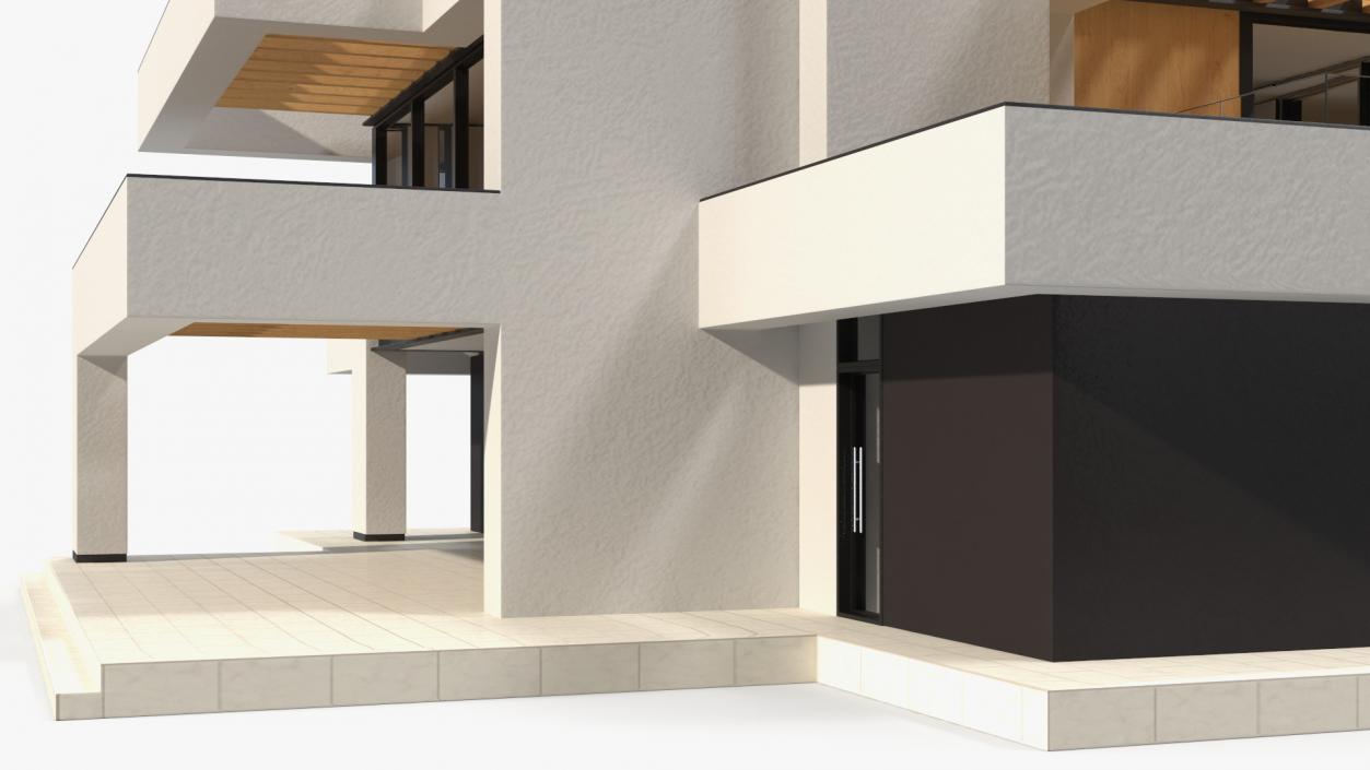 3D Modern House White model