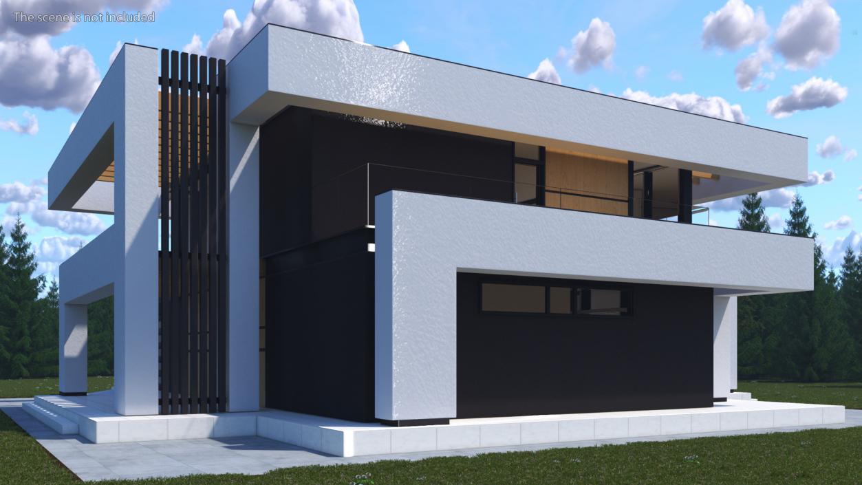 3D Modern House White model