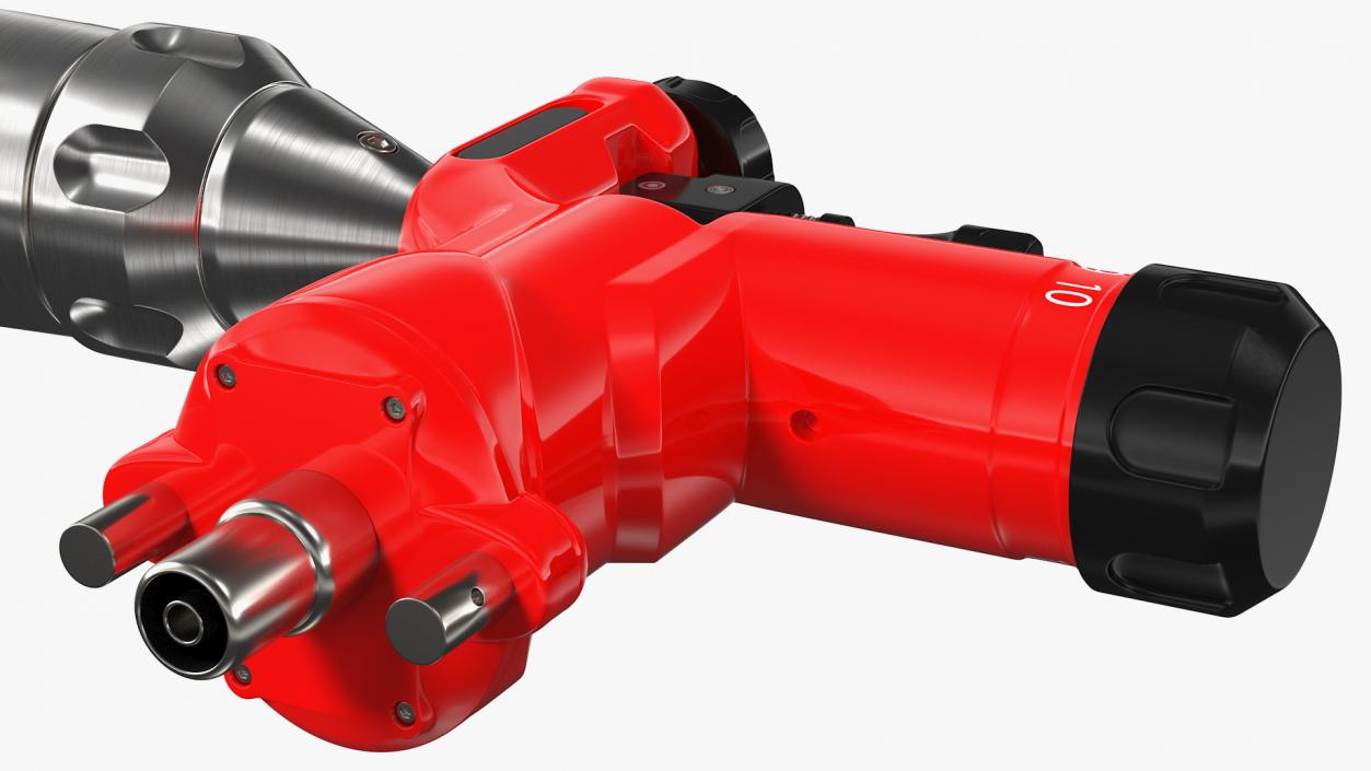 3D Professional Rotary Tattoo Machine Red model