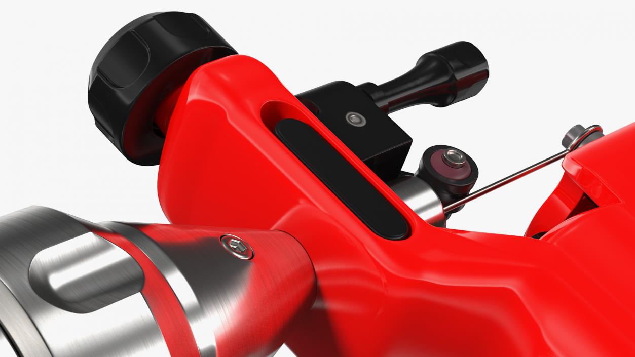 3D Professional Rotary Tattoo Machine Red model