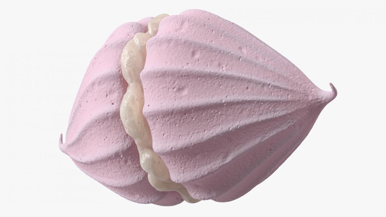 3D Meringue Pink with Vanilla Filling 2