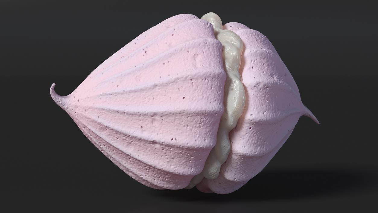 3D Meringue Pink with Vanilla Filling 2