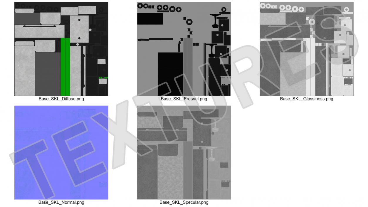 3D SKL Vossloh Clip Rail Fastening System model