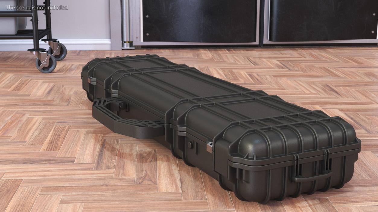 3D Rifle Hard Case Black