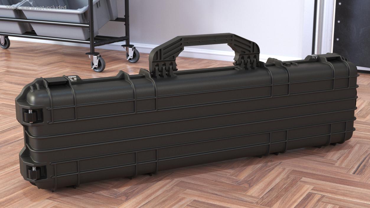 3D Rifle Hard Case Black