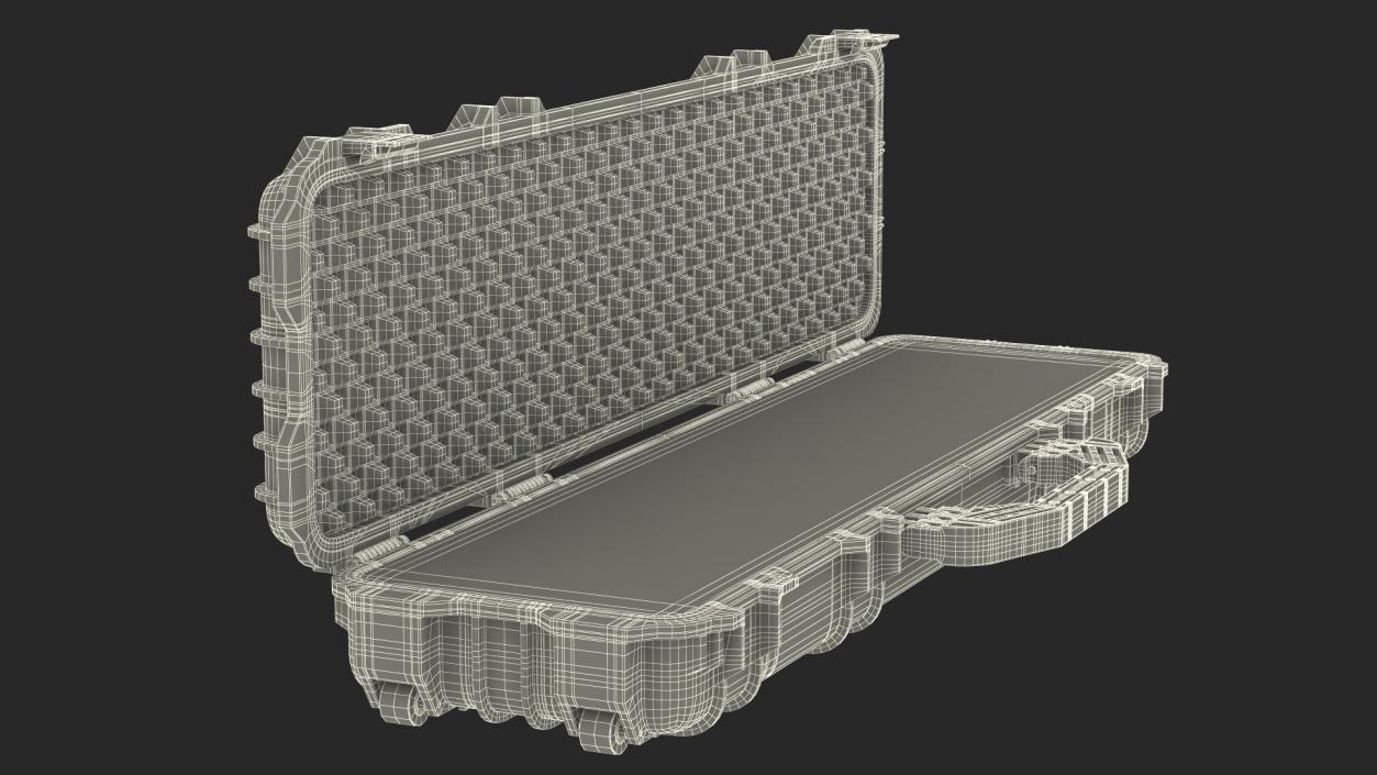 3D Rifle Hard Case Black