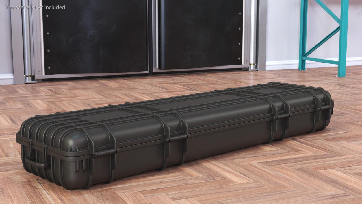 3D Rifle Hard Case Black