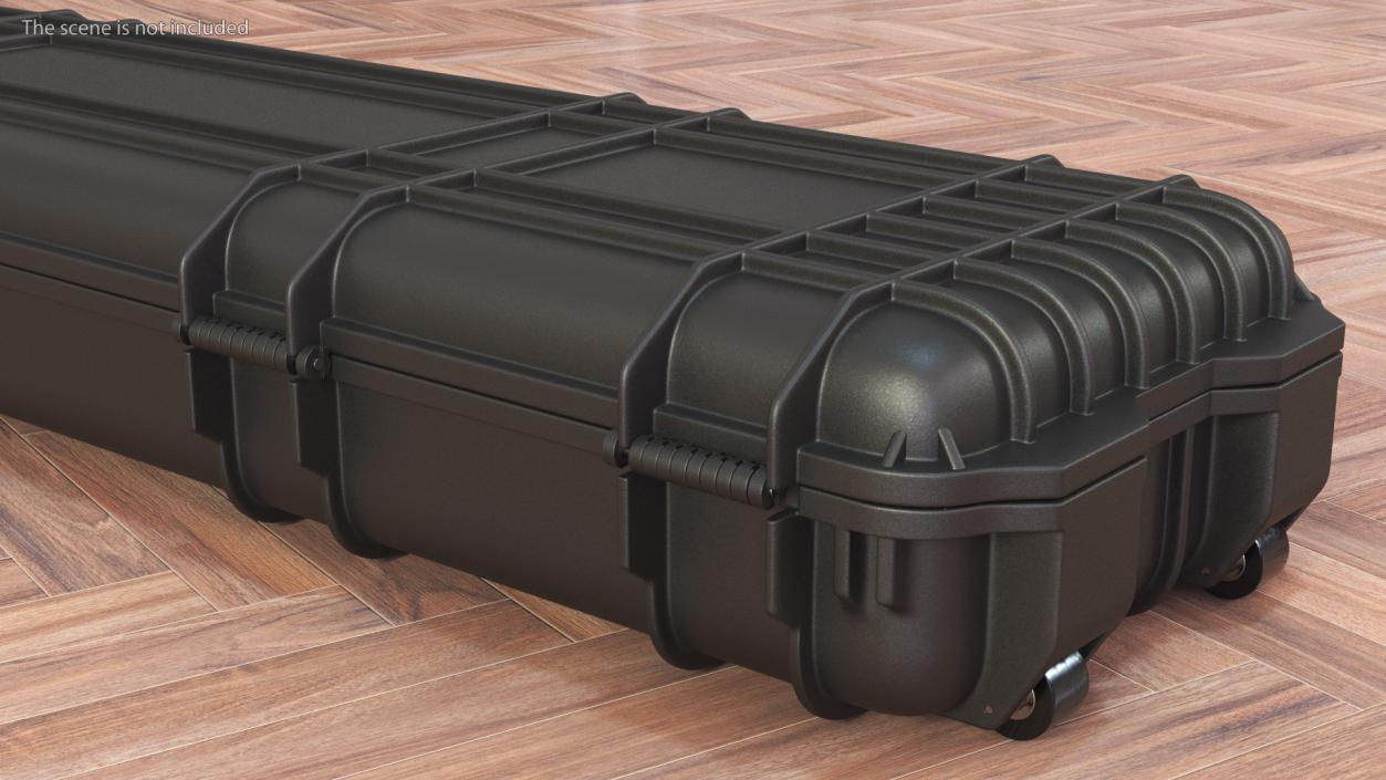 3D Rifle Hard Case Black