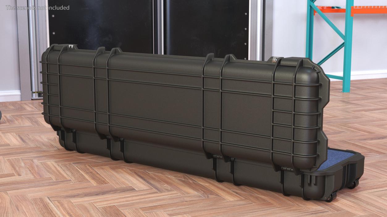 3D Rifle Hard Case Black