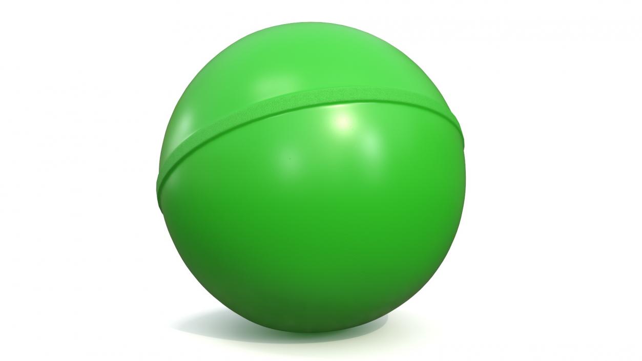 3D model Elastic Bouncy Ball Green