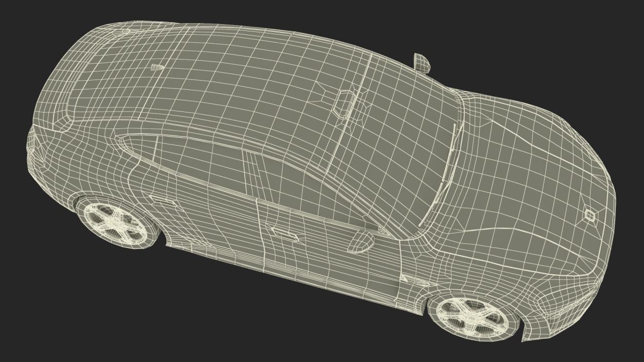 Charging Station and Electric Cars 3D model