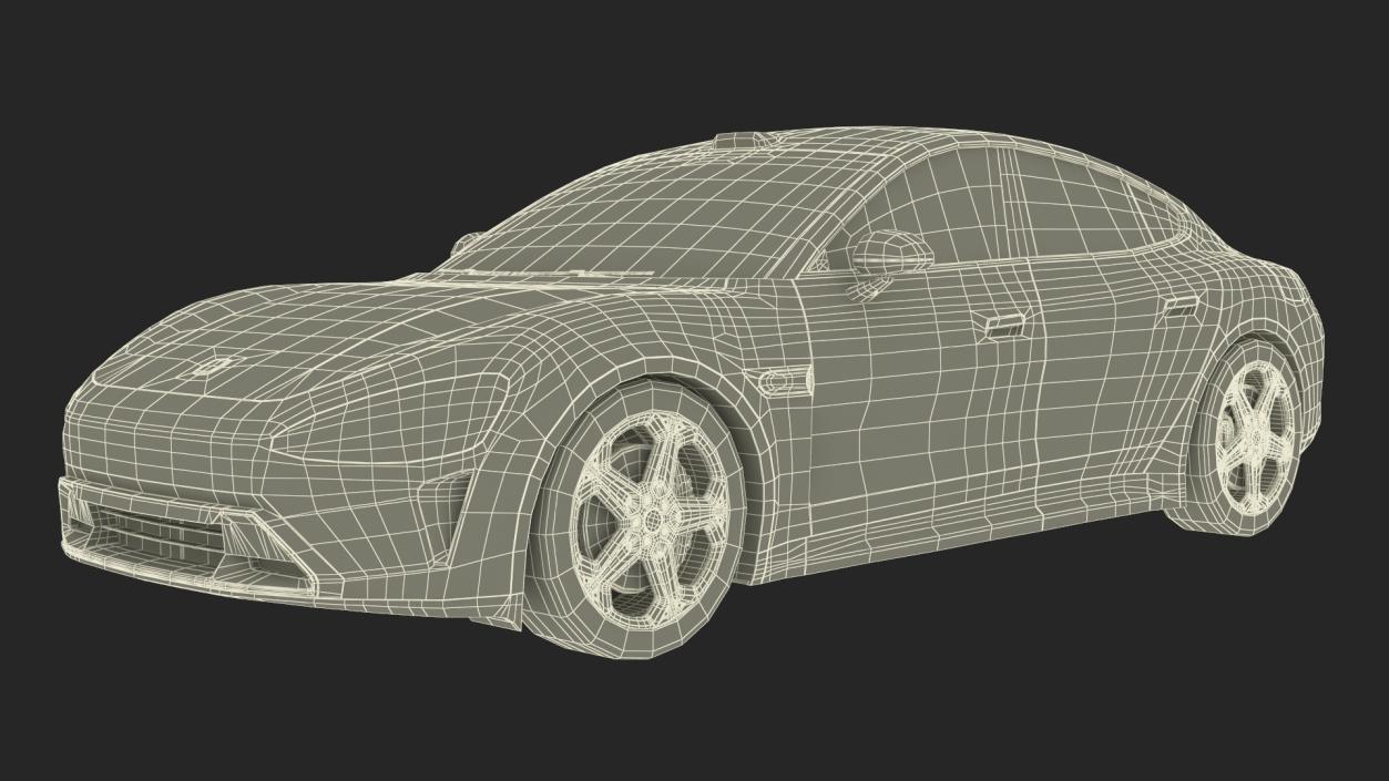 Charging Station and Electric Cars 3D model