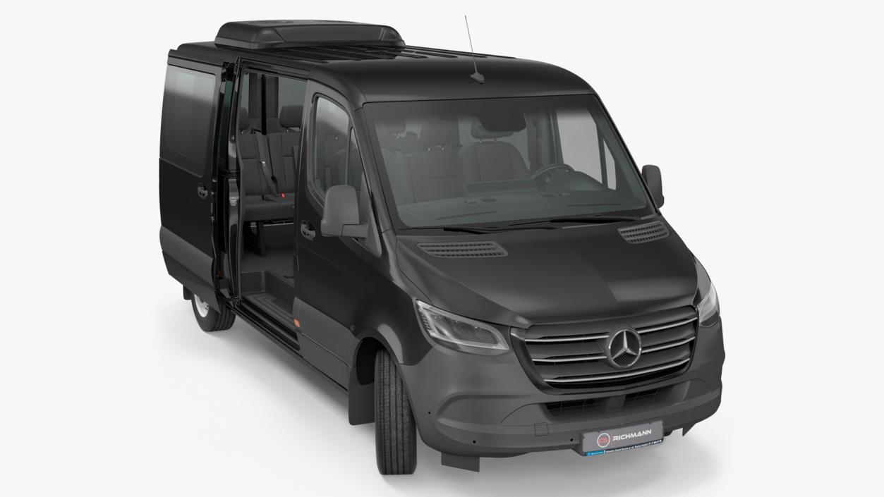 3D model Mercedes Sprinter Tourer 319 Rigged