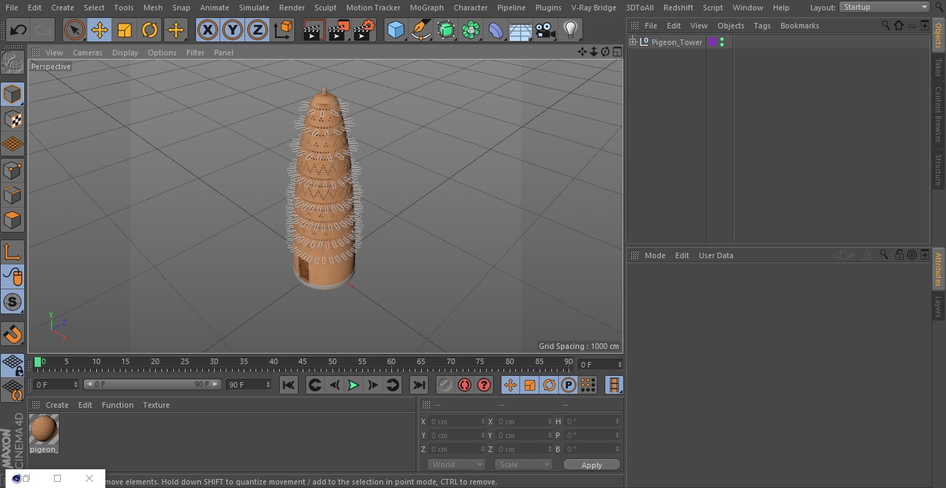 Pigeon Tower 3D