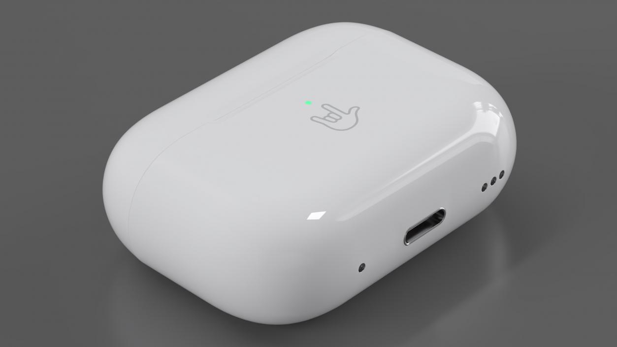 3D model Apple AirPods Pro 2 USB-C Open