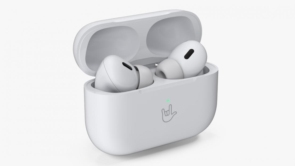 3D model Apple AirPods Pro 2 USB-C Open