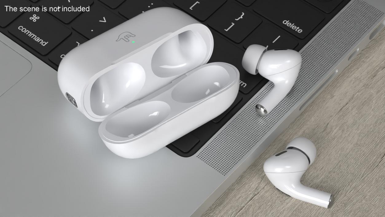 3D model Apple AirPods Pro 2 USB-C Open