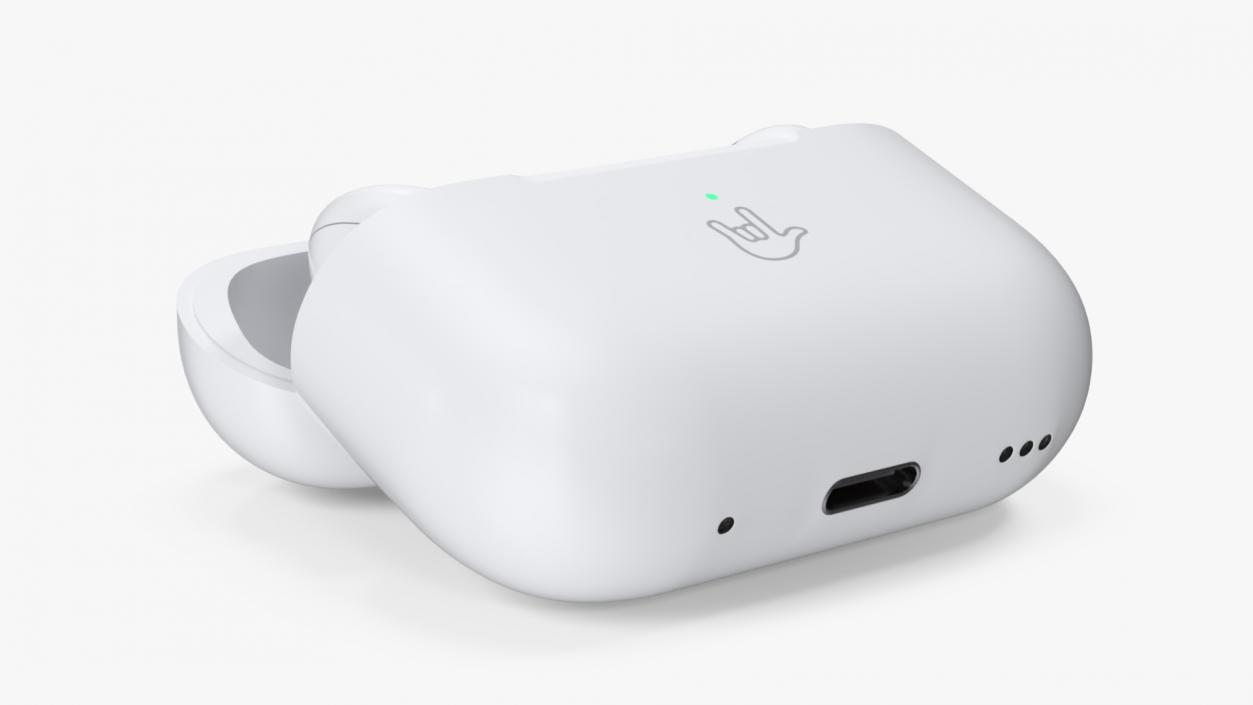 3D model Apple AirPods Pro 2 USB-C Open