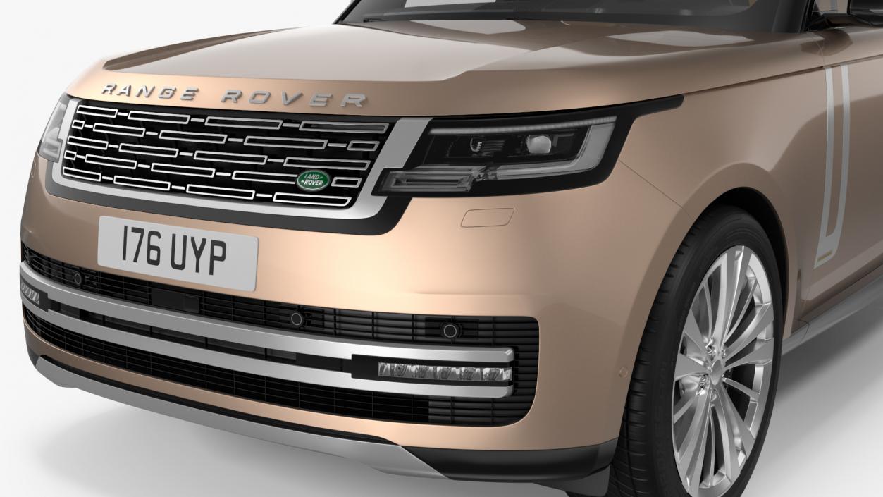 3D model Rigged Range Rover Landrovers Collection