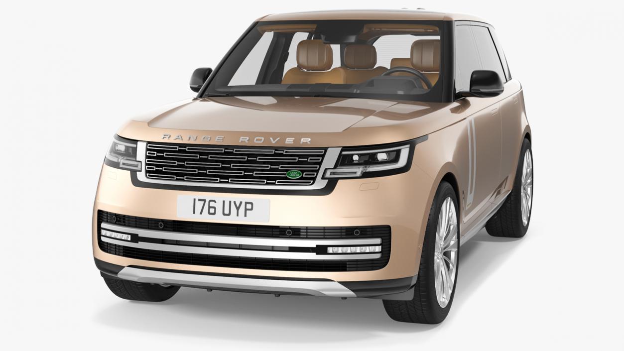 3D model Rigged Range Rover Landrovers Collection