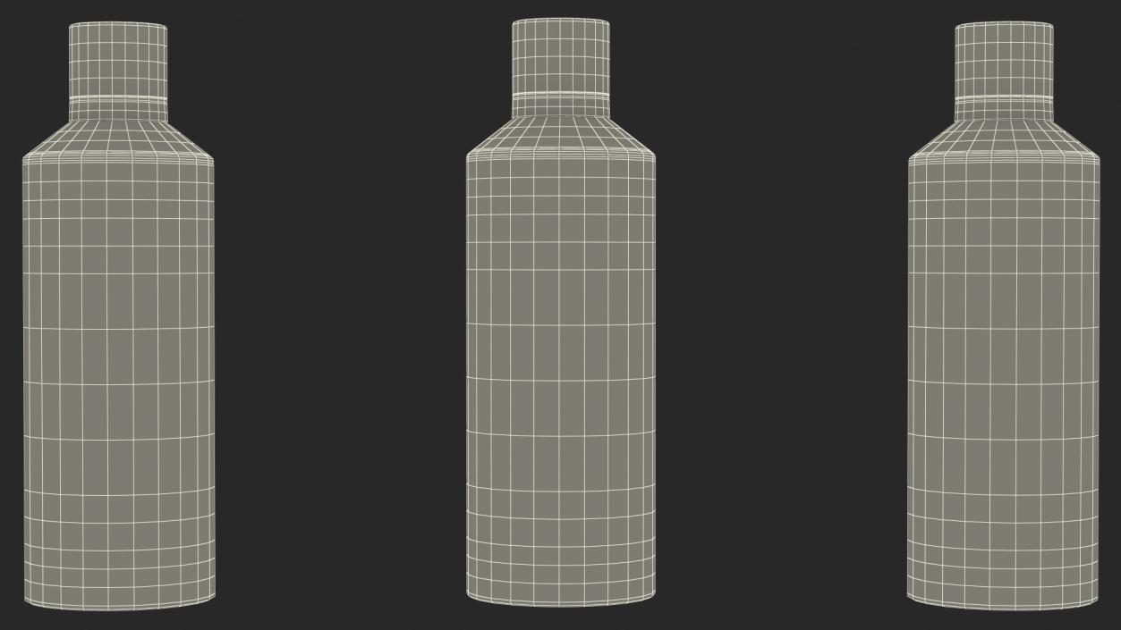 3D Bravo Sierra Hair and Body Cosmetics Bottle model