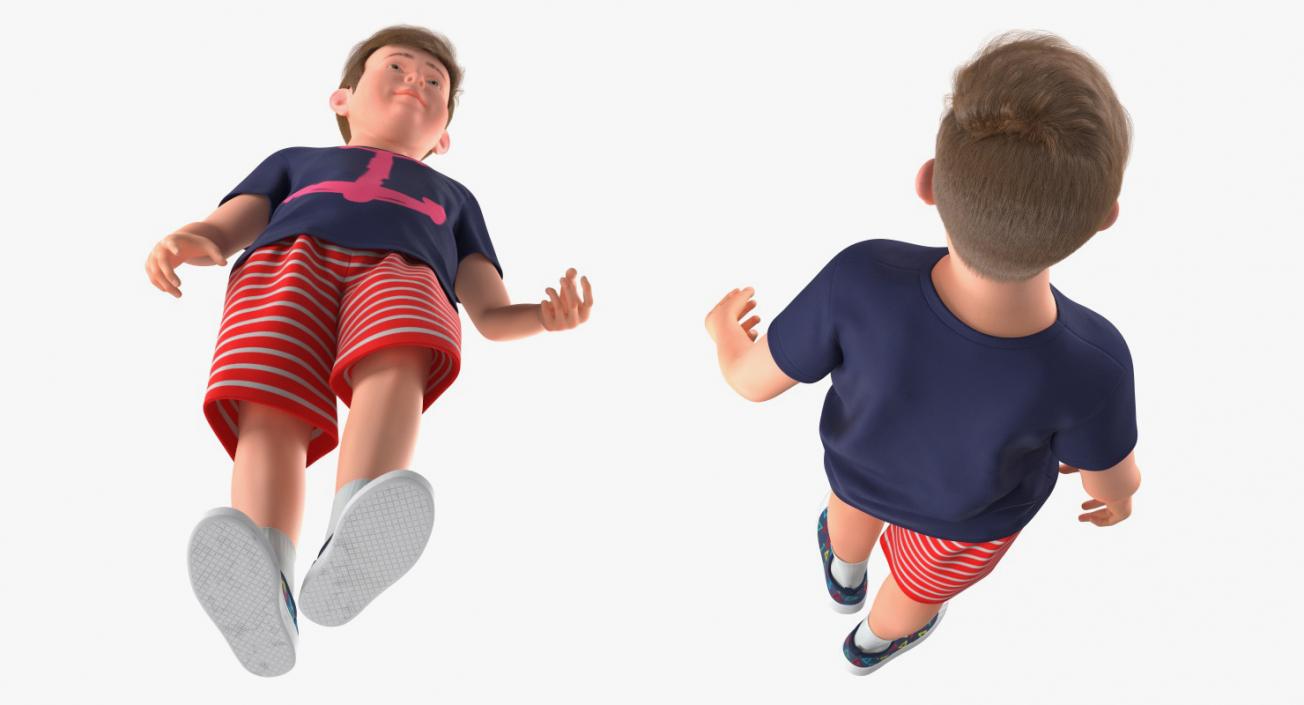 3D Teenage Boys Collection model