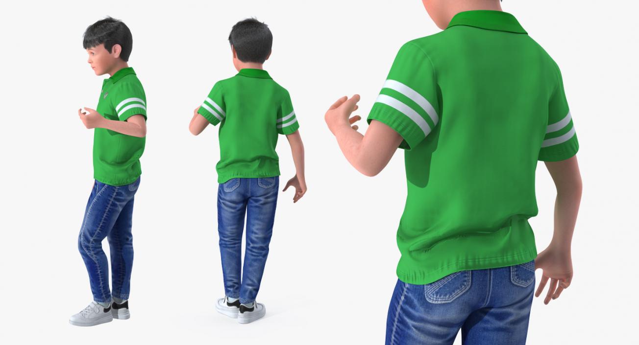 3D Teenage Boys Collection model