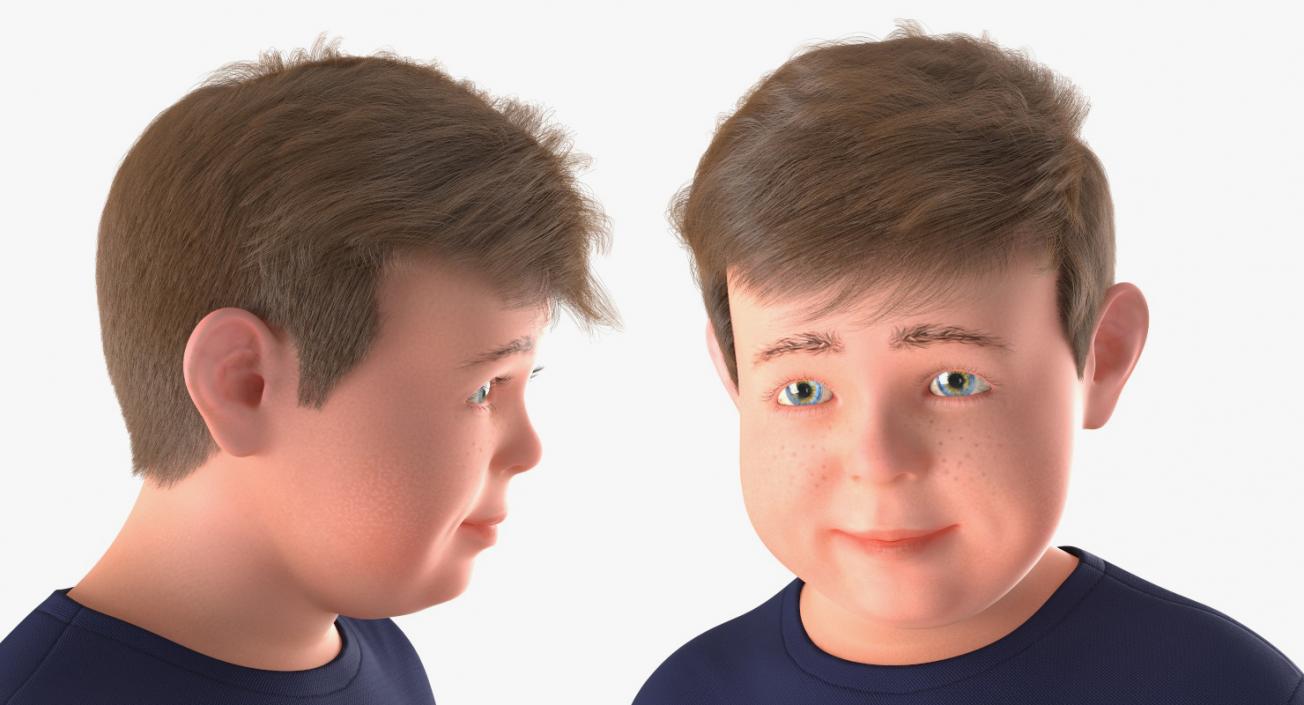 3D Teenage Boys Collection model