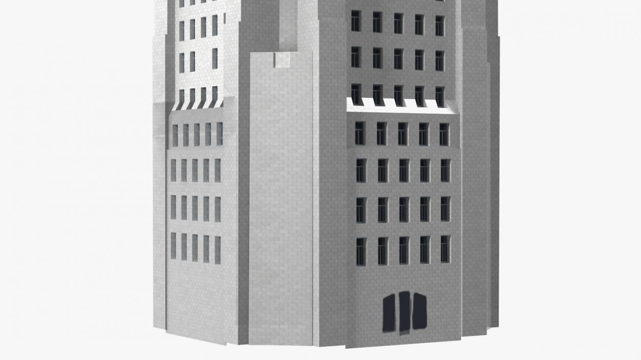 3D model Tower Hall