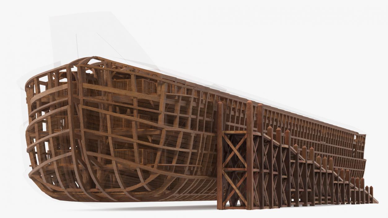 3D Noah Ark with transparency