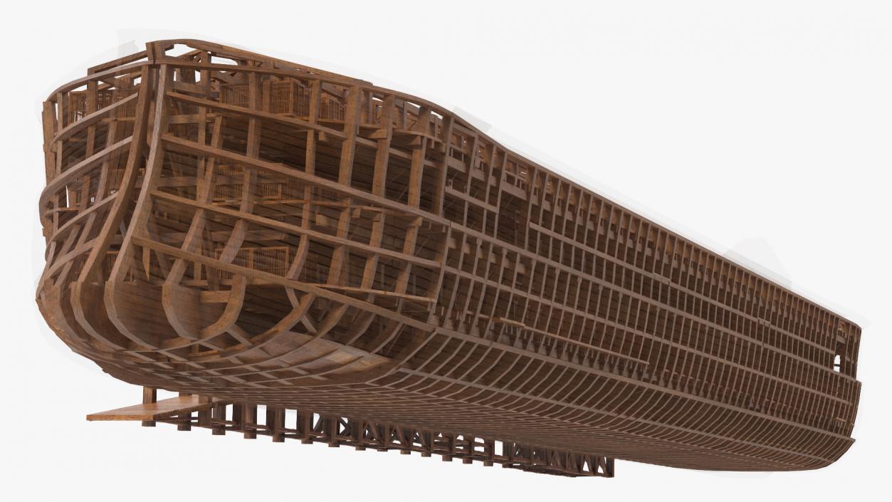 3D Noah Ark with transparency