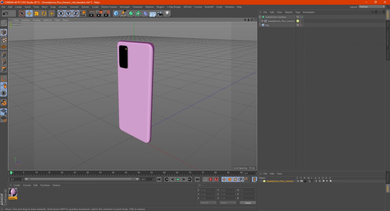 3D Smartphone Plus Generic model