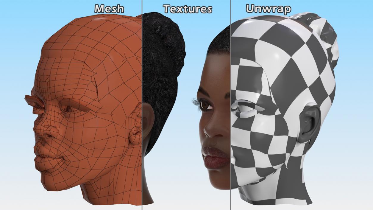 3D model Female Heads Collection 2