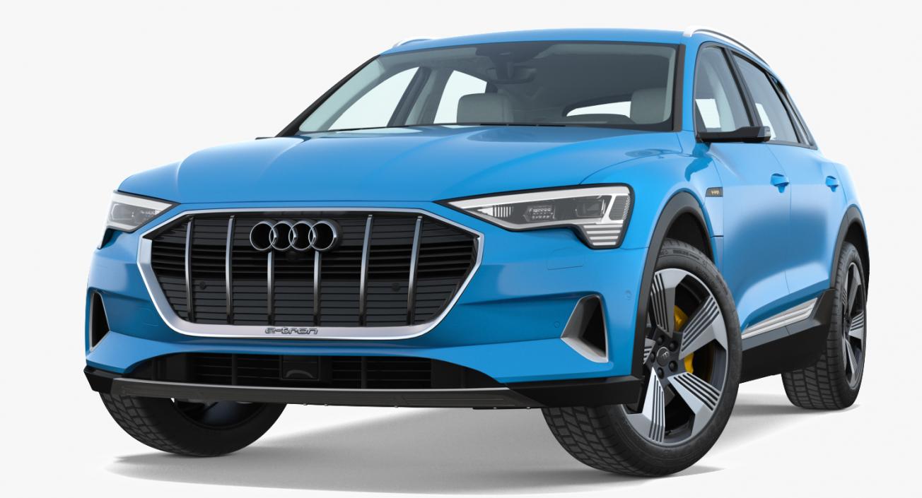 3D Audi E-tron Rigged model