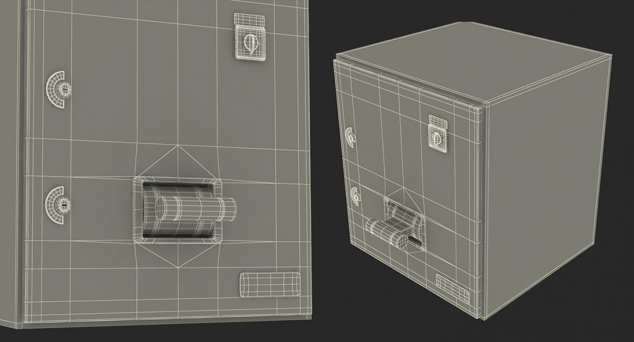 3D Electric Control Boxes Collection model