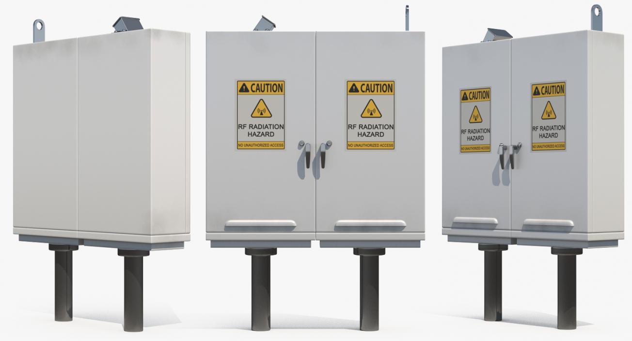 3D Electric Control Boxes Collection model