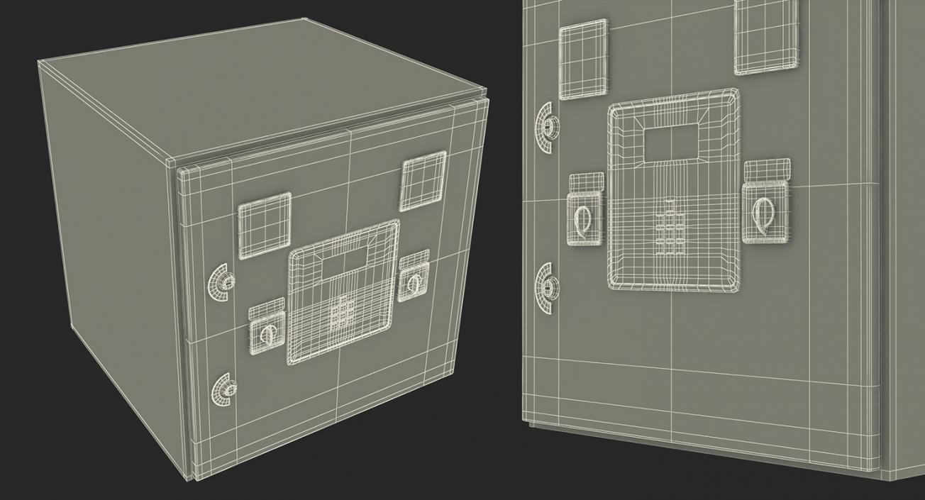 3D Electric Control Boxes Collection model