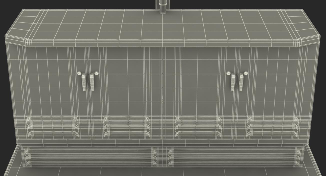 3D Electric Control Boxes Collection model