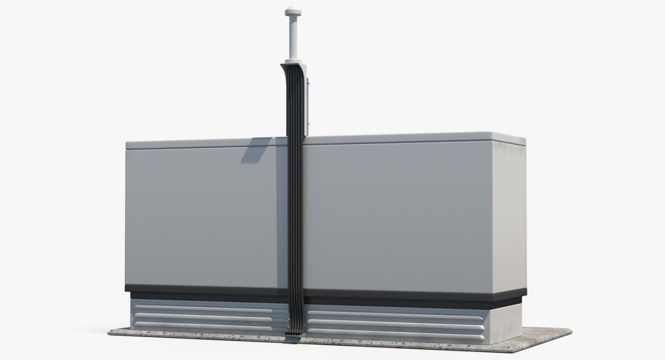 3D Electric Control Boxes Collection model