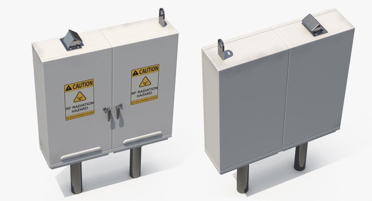 3D Electric Control Boxes Collection model