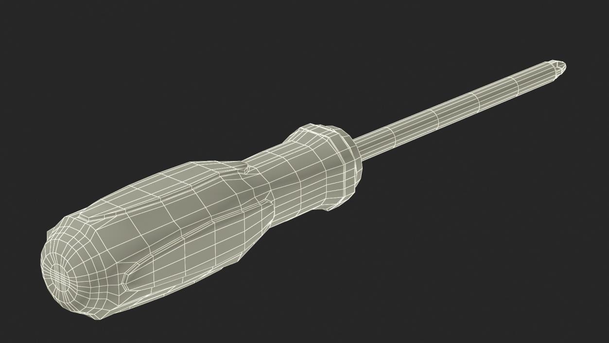 Phillips Head Screwdriver 6mm 3D model