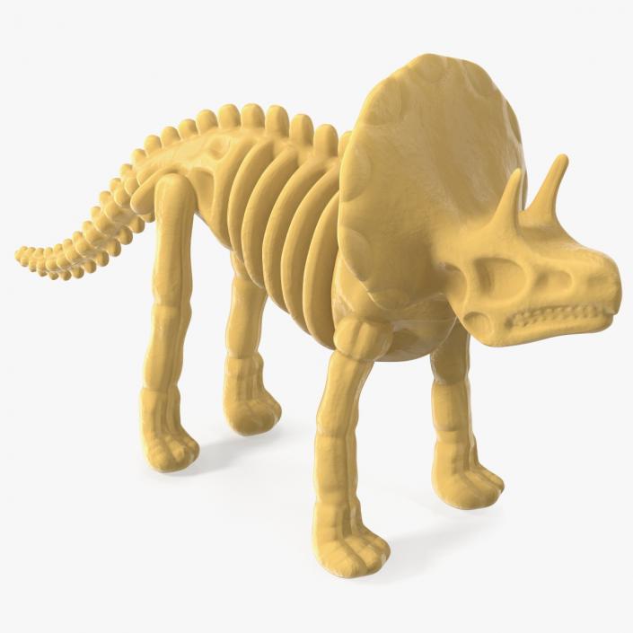 3D Triceratops Dinosaur Skeleton Toy model