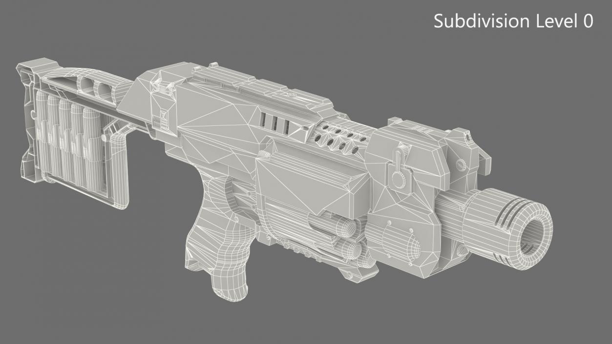 Nerf N-Strike Stockade 3D