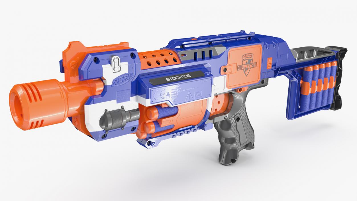 Nerf N-Strike Stockade 3D