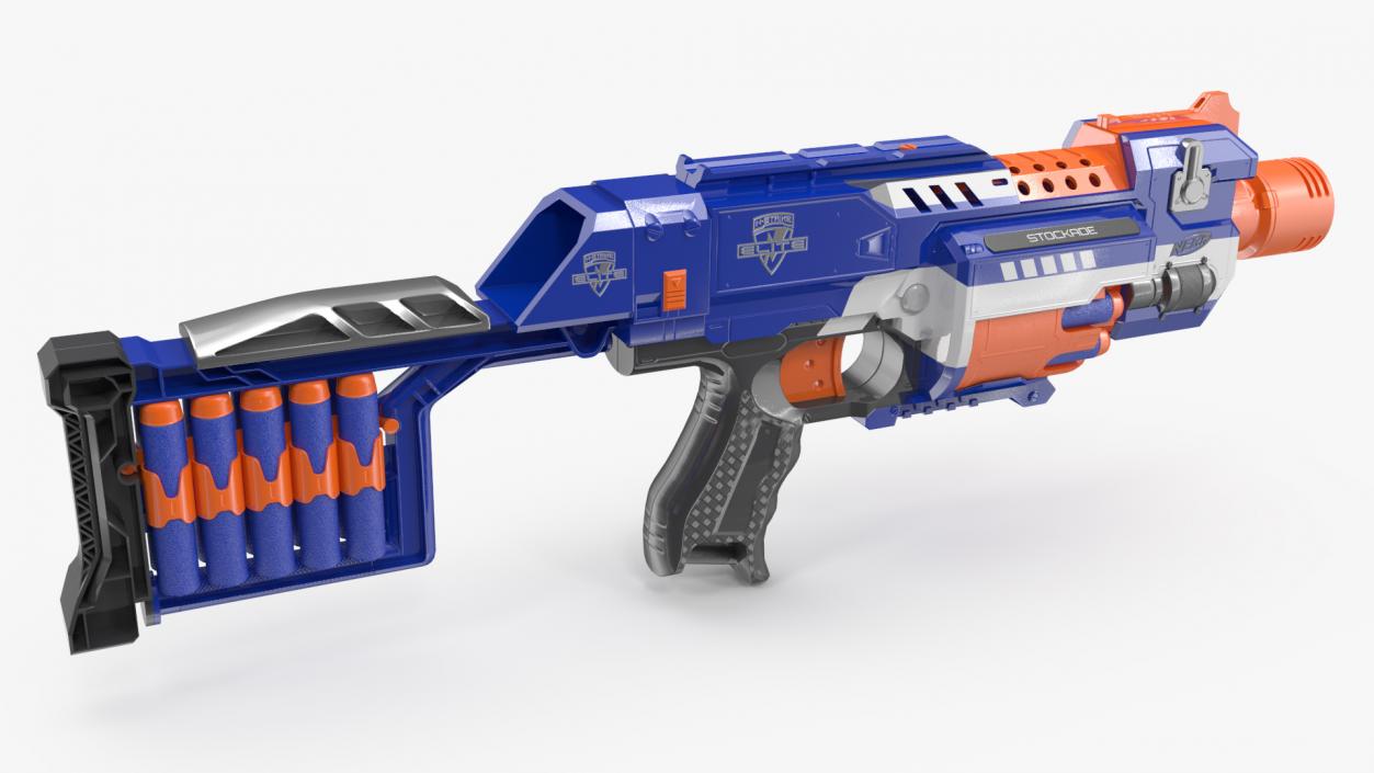 Nerf N-Strike Stockade 3D