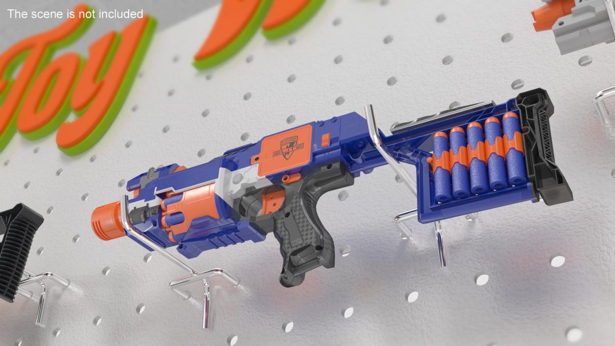 Nerf N-Strike Stockade 3D