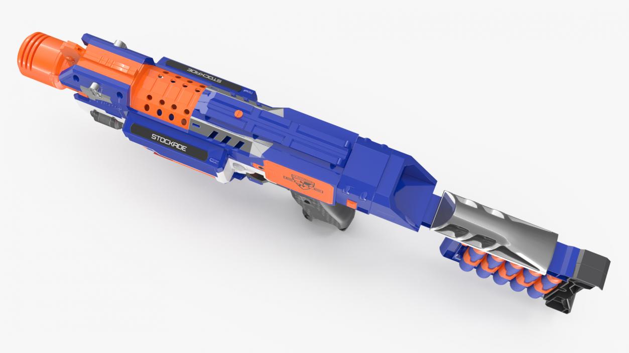 Nerf N-Strike Stockade 3D