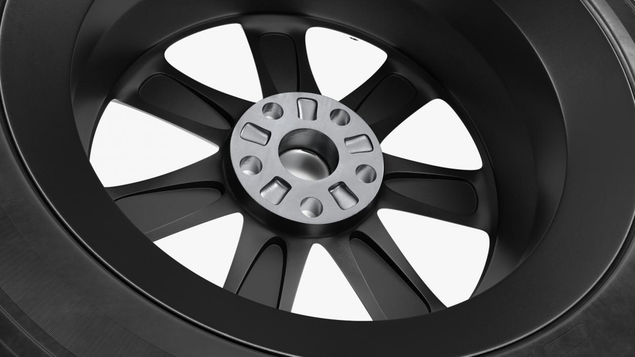 Car Wheel Rim Carrying Tire 3D