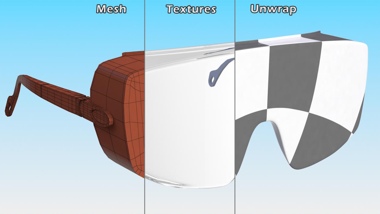 3D model Worker Eyeglass