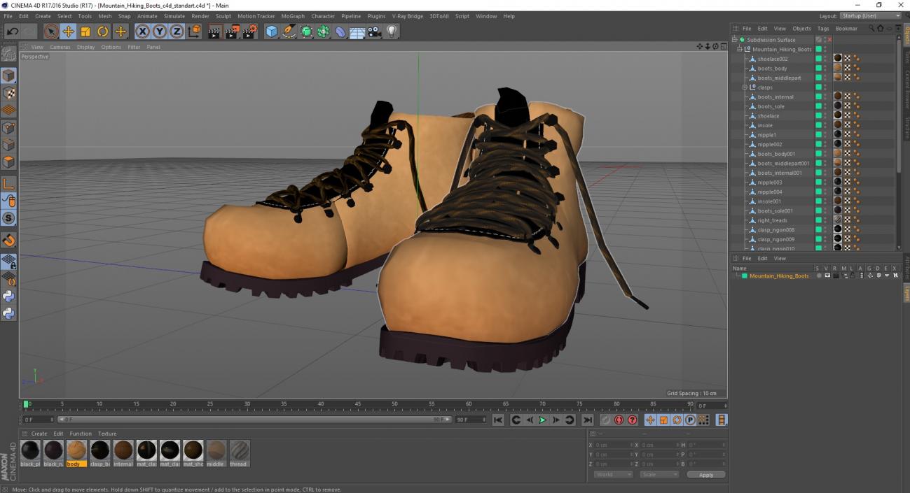 3D Mountain Hiking Boots